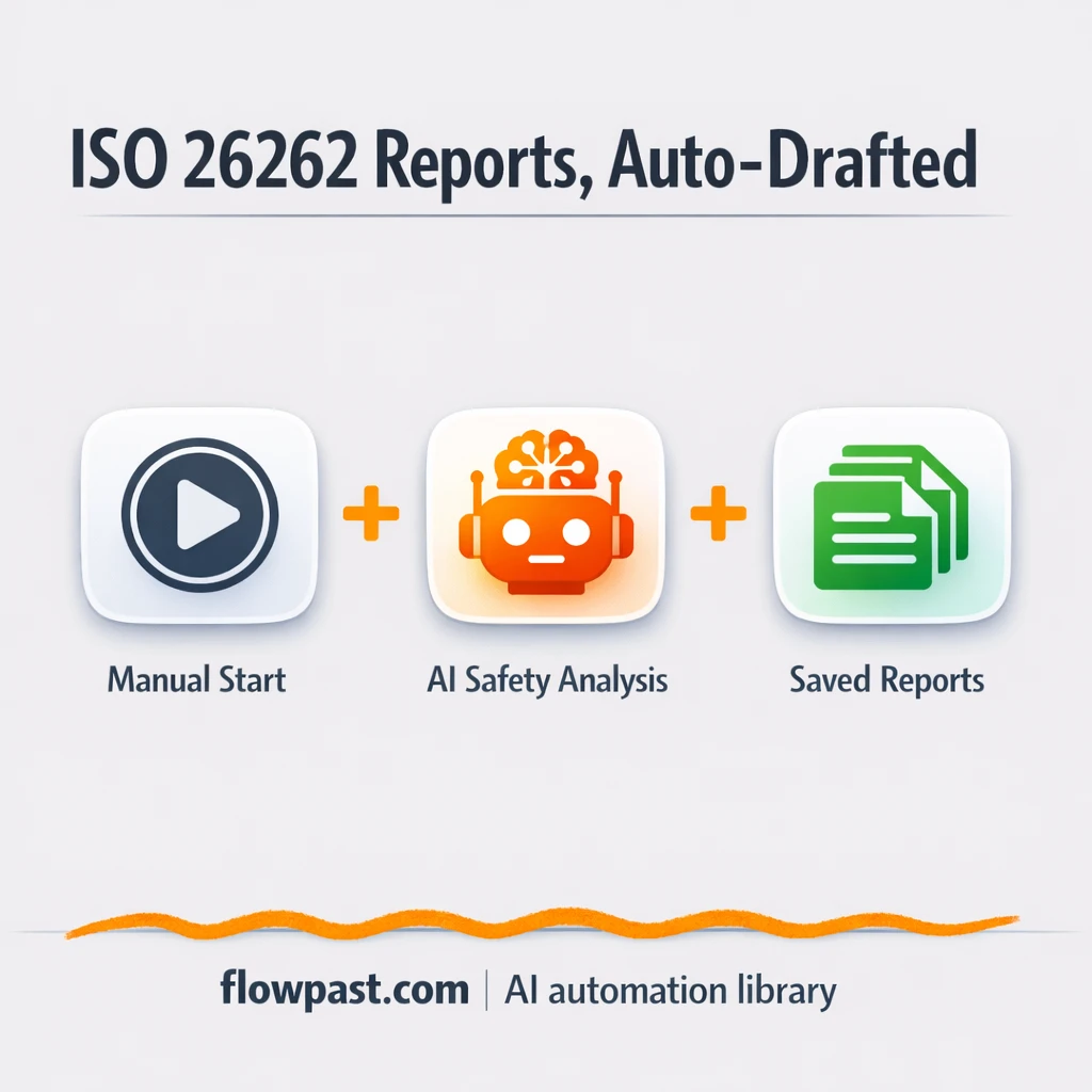 OpenAI + Google Docs: ISO 26262 hazards, ready - n8n workflow automation template