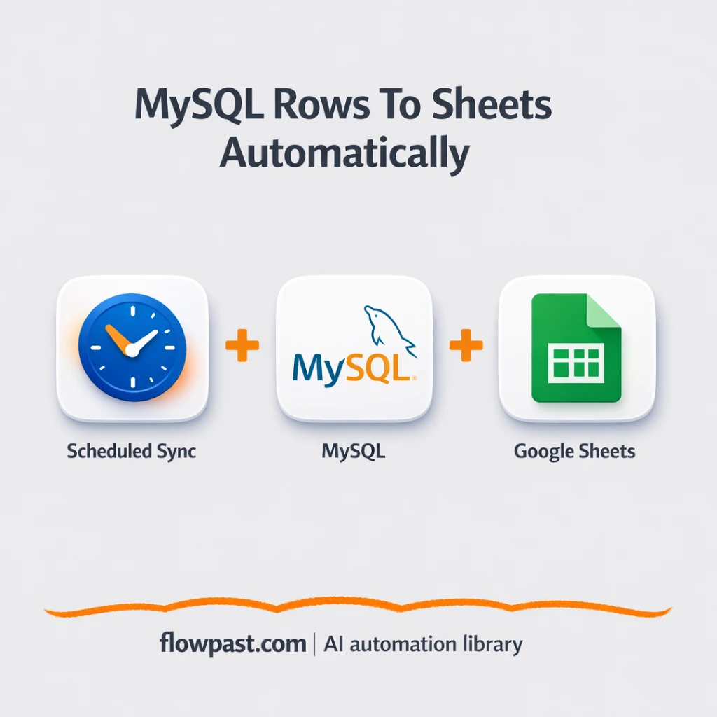 MySQL to Google Sheets, clean rows without duplicates - n8n workflow automation template