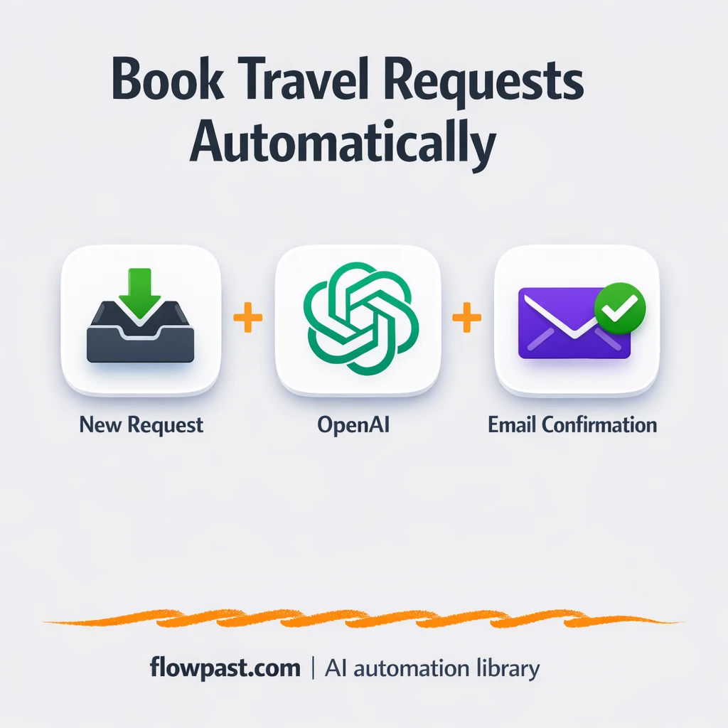 Slack to Gmail, travel bookings confirmed automatically - n8n workflow automation template