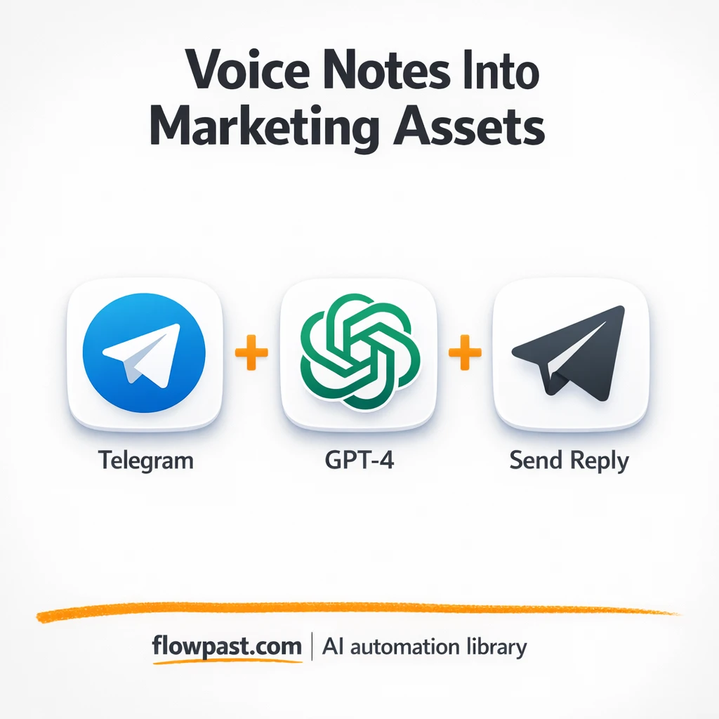 Telegram + Google Sheets: content drafts, tracked - n8n workflow automation template