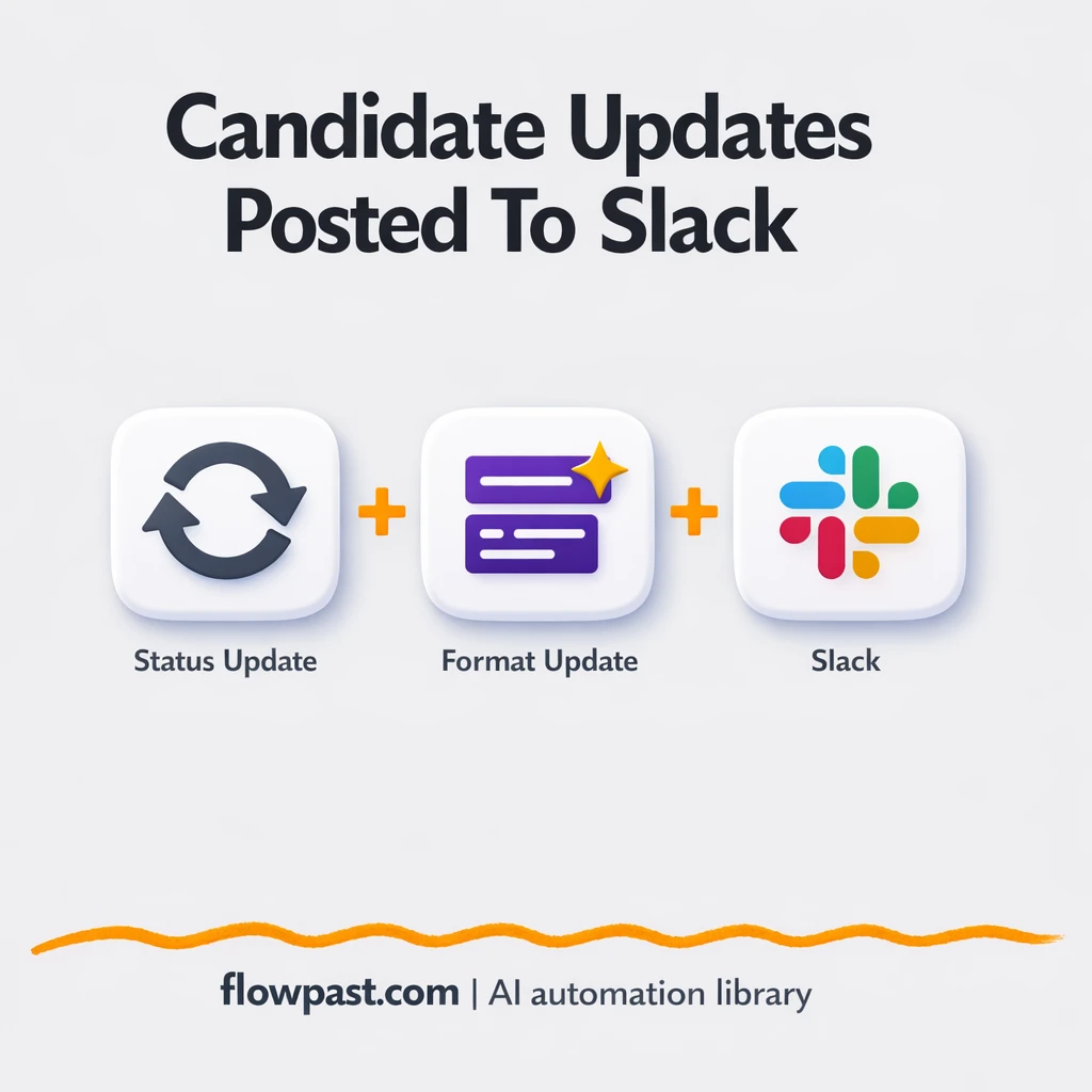 Slack + Gmail: keep hiring status updates in one place - n8n workflow automation template