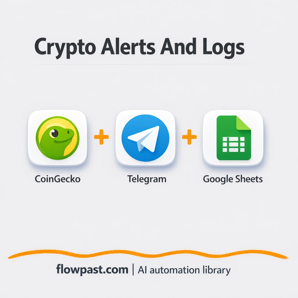 Telegram + Google Sheets: crypto alerts and trade logs - n8n workflow automation template