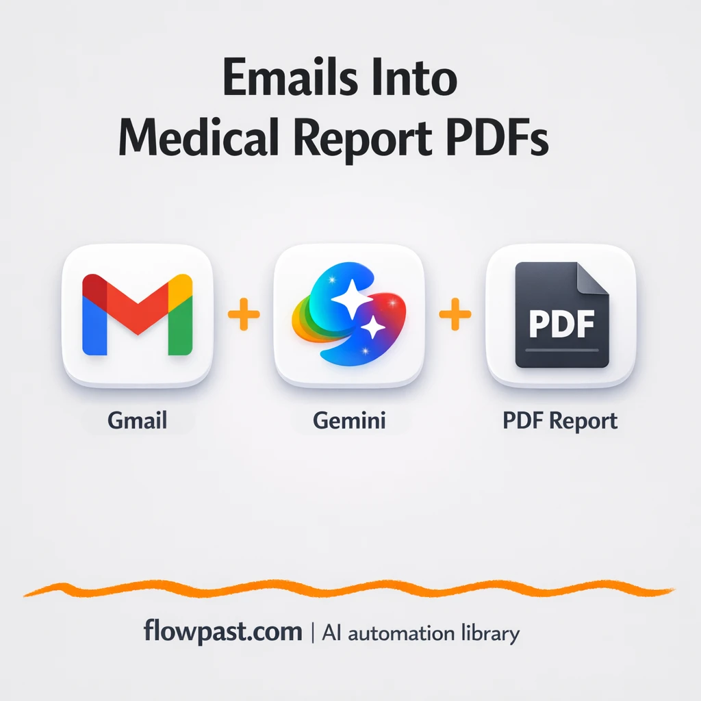 Gmail to Google Sheets, clean intake logs and PDFs - n8n workflow automation template