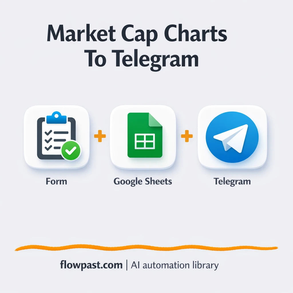 Google Sheets + Telegram: market cap alerts on demand - n8n workflow automation template