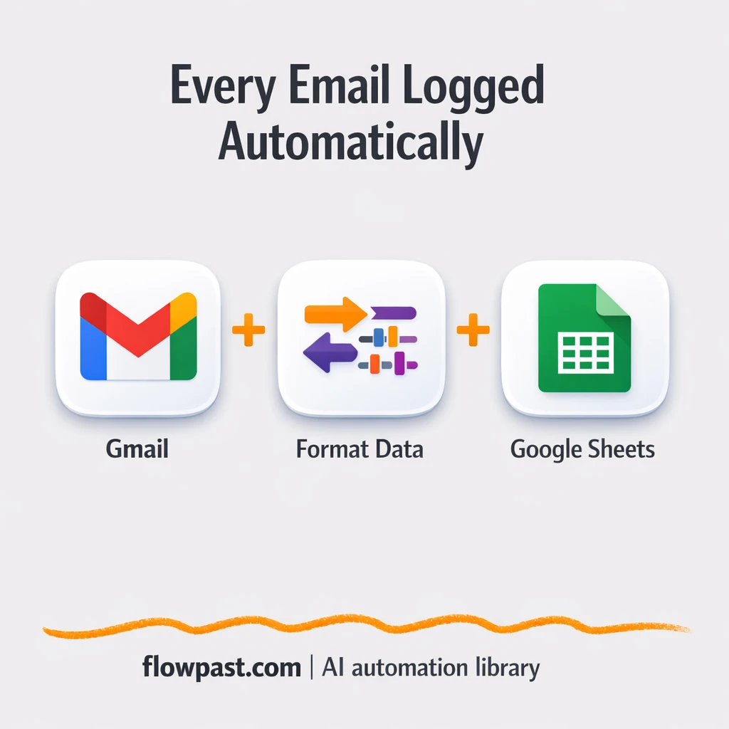 Gmail to Google Sheets, every email logged neatly - n8n workflow automation template