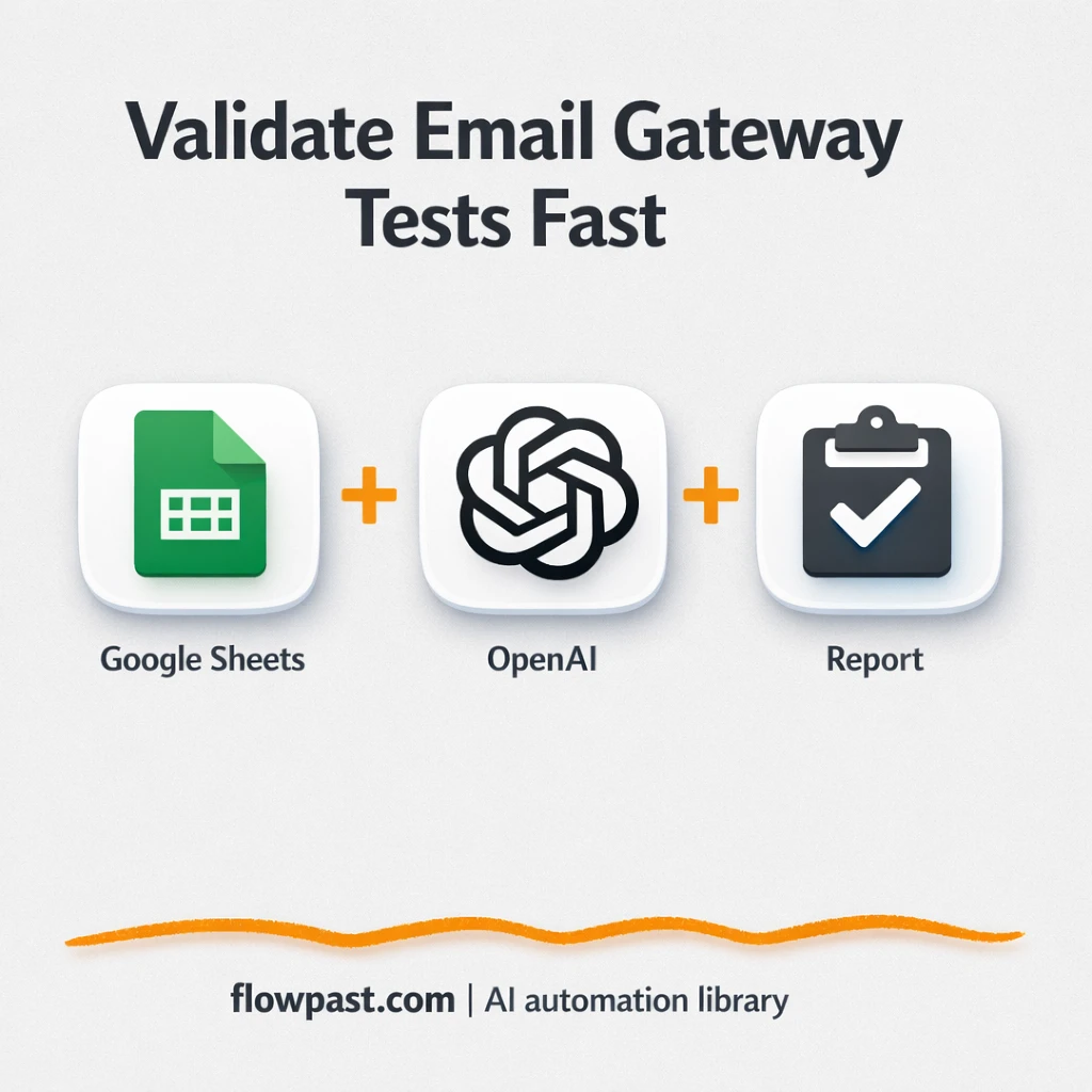 Gmail to Google Sheets, audit-ready email test logs - n8n workflow automation template