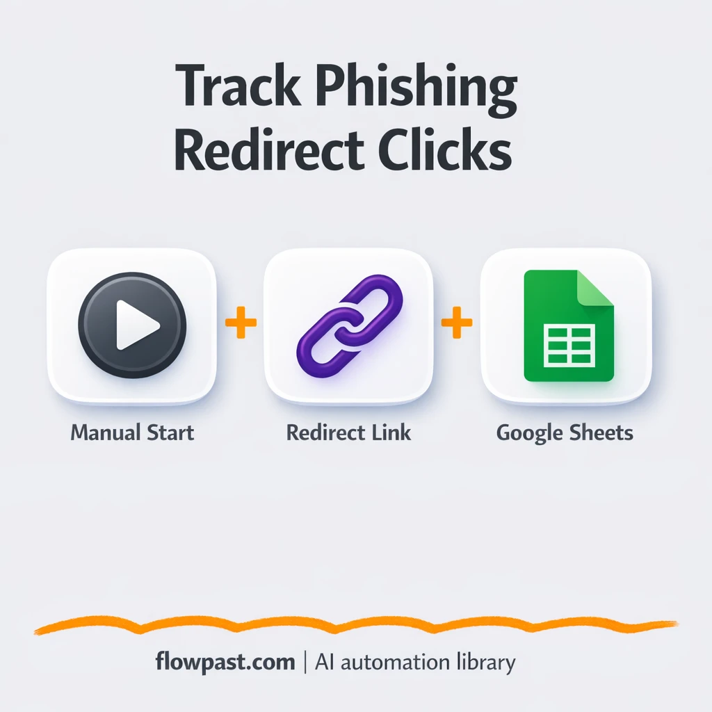 Google Sheets + Gmail: proof for phishing redirect clicks - n8n workflow automation template