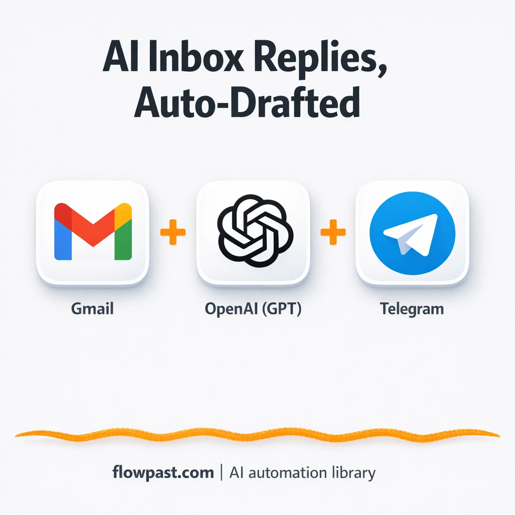 Gmail + Telegram: inbox triage done for you - n8n workflow automation template