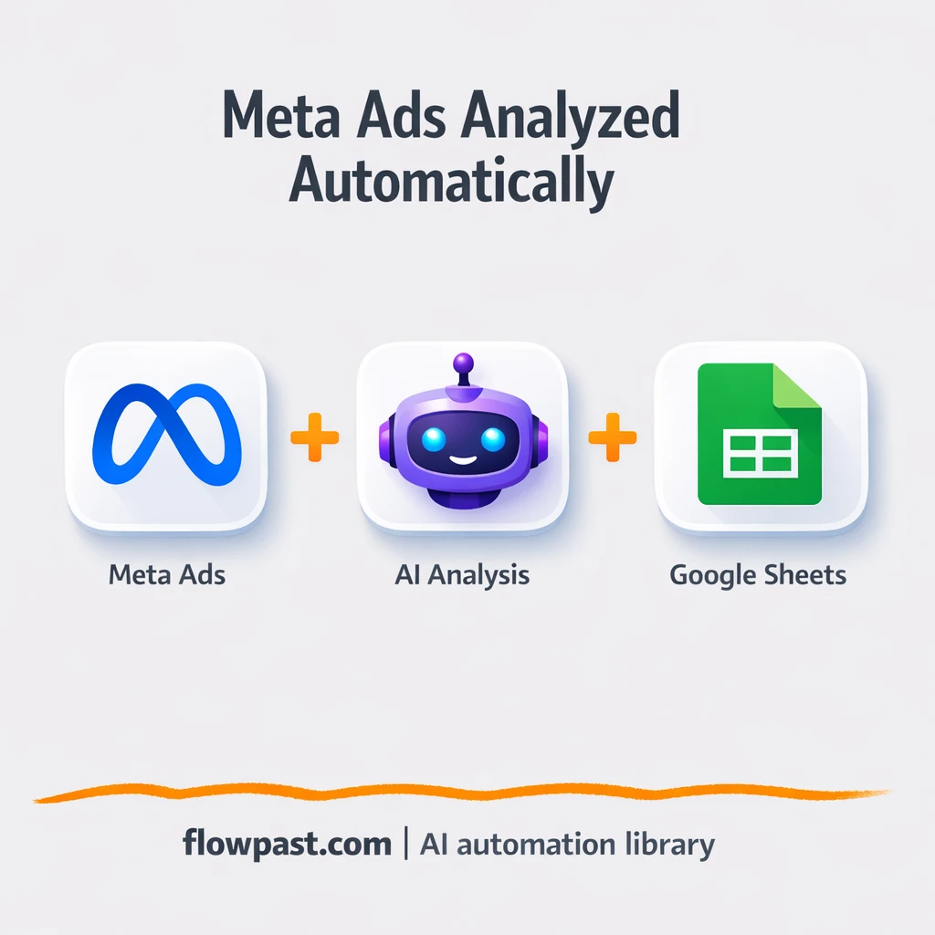 Meta Ads + Google Sheets: clearer scale decisions - n8n workflow automation template