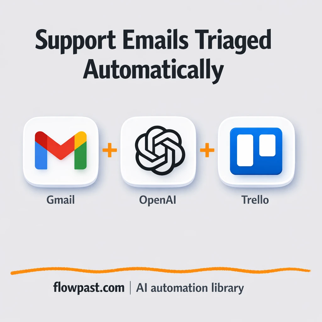 Gmail to Trello, sorted support tickets with Slack alerts - n8n workflow automation template