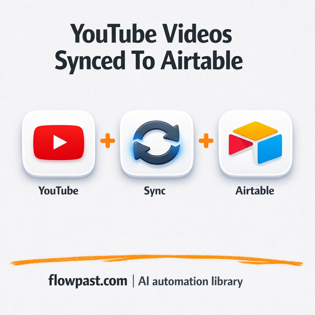 YouTube + Airtable: video tracking you can trust - n8n workflow automation template