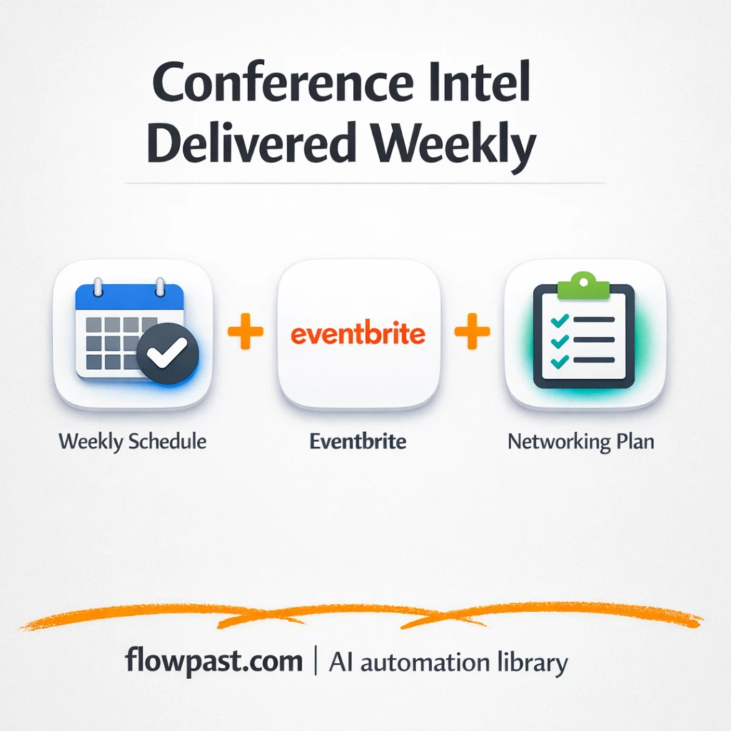 Eventbrite to Google Sheets, conference intel ready - n8n workflow automation template