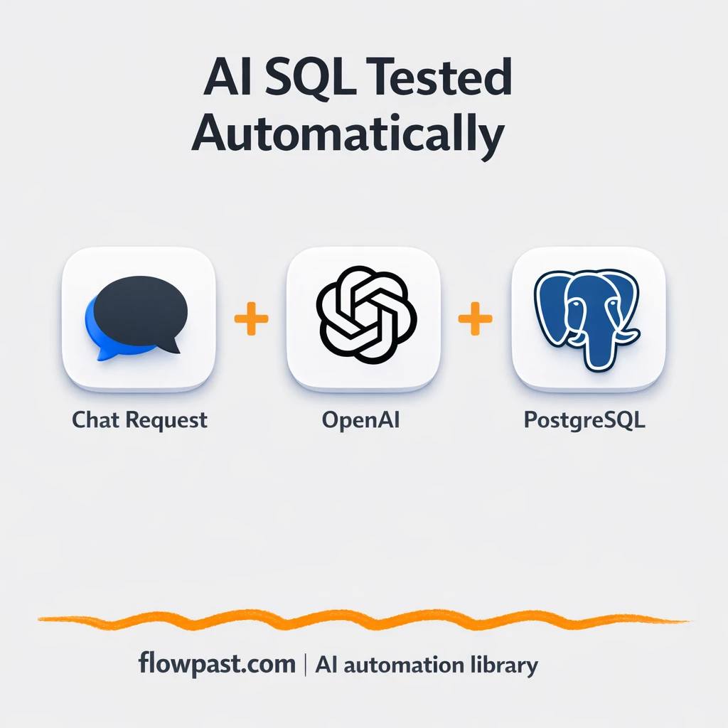 Postgres + Slack: verified AI SQL you can trust - n8n workflow automation template