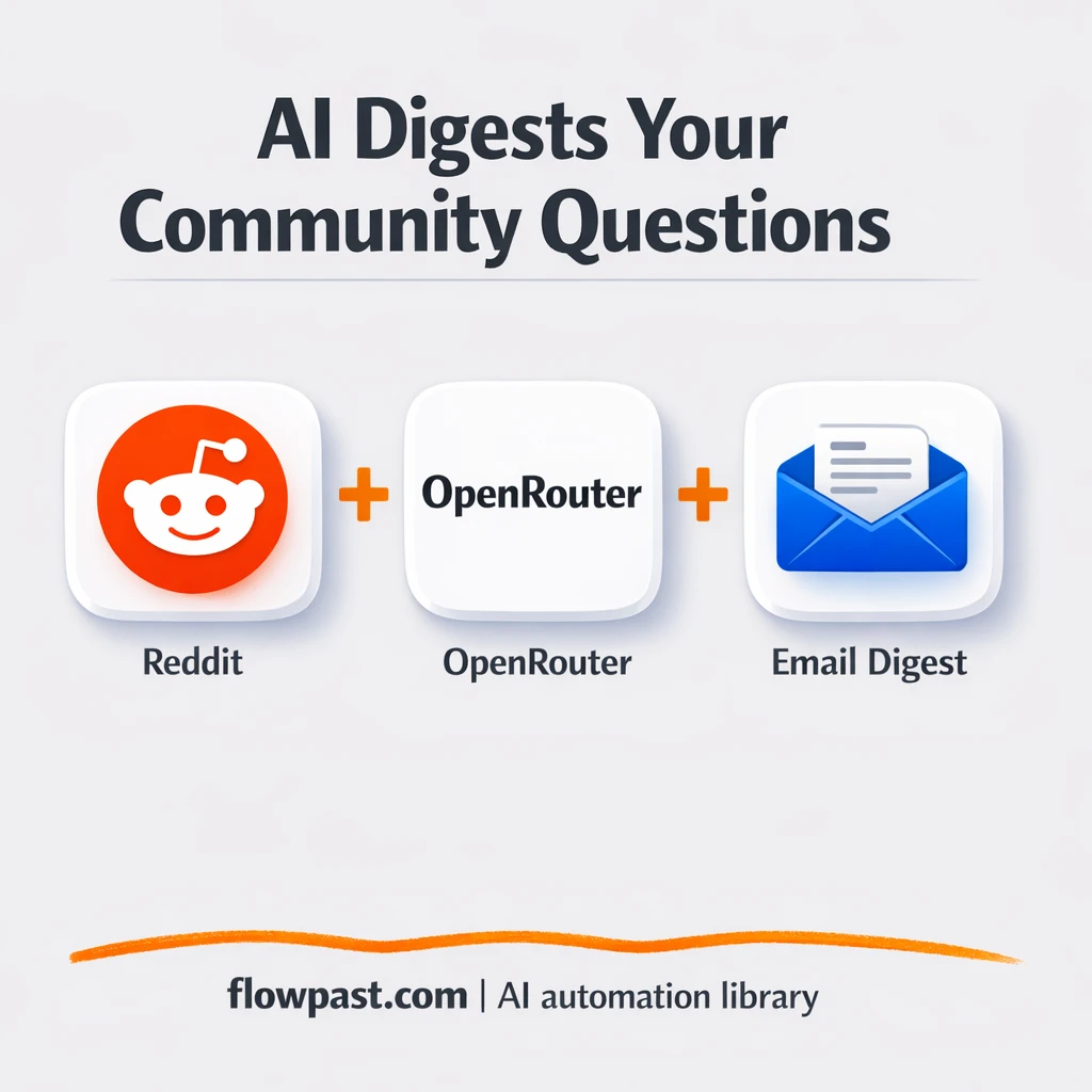 Reddit + Gmail digests, catch key threads fast - n8n workflow automation template