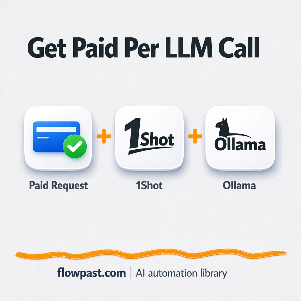 1Shot API + Ollama: paid access without billing chaos - n8n workflow automation template