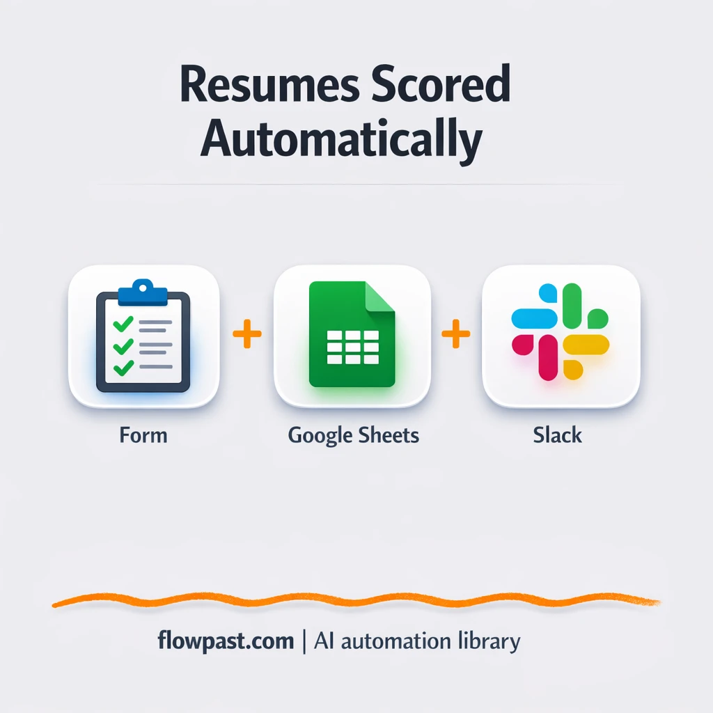 Google Drive to Slack, faster resume screening - n8n workflow automation template