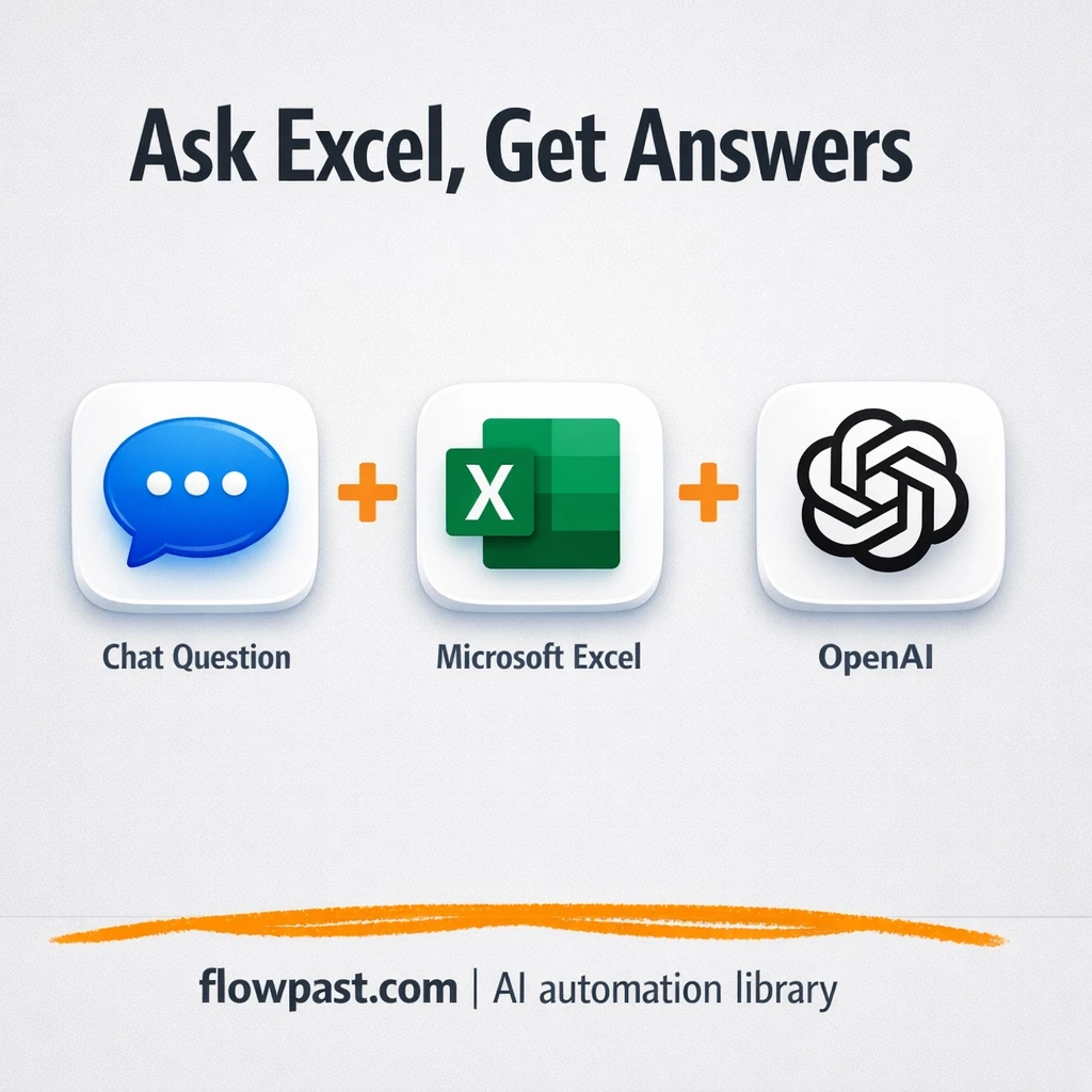 Excel + Slack: self serve answers from your sheets - n8n workflow automation template
