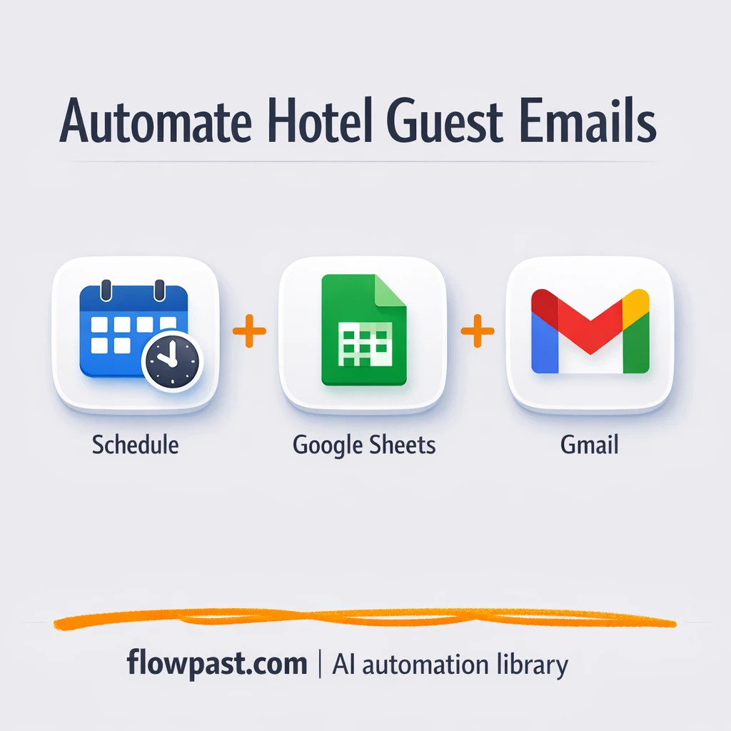 Google Sheets to Gmail, guest emails sent and logged - n8n workflow automation template