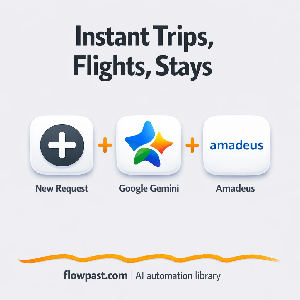 Airbnb + Amadeus to Google Sheets, trip quotes ready - n8n workflow automation template
