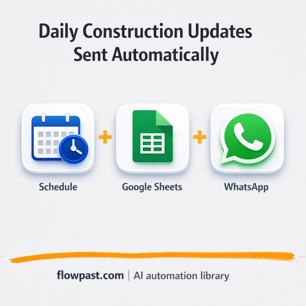 Google Sheets to WhatsApp, buyer updates sent daily - n8n workflow automation template