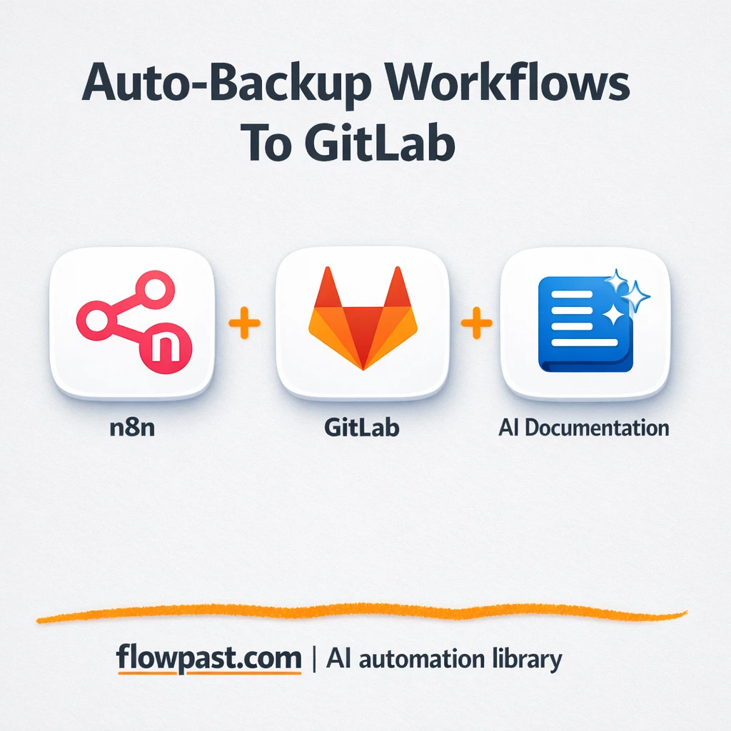 GitLab + OpenAI: backups with instant README docs - n8n workflow automation template