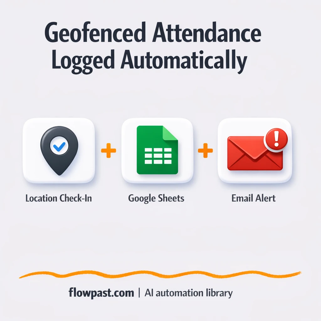 Google Sheets + Email, hands off site attendance logs - n8n workflow automation template