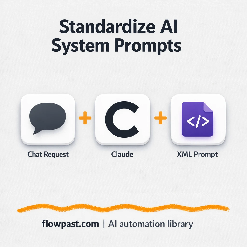 Slack to Claude, consistent XML system prompts - n8n workflow automation template