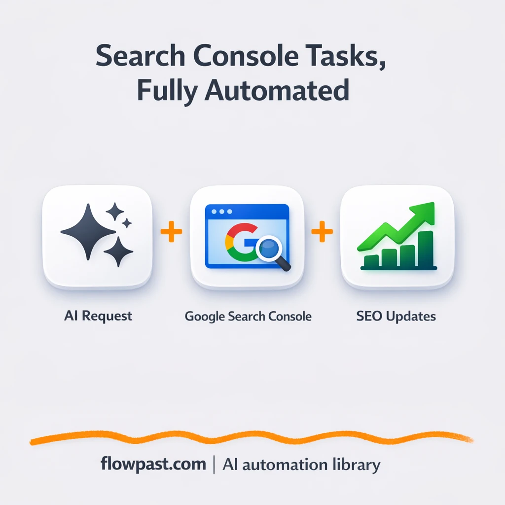 Google Search Console to Google Sheets, clean SEO data - n8n workflow automation template