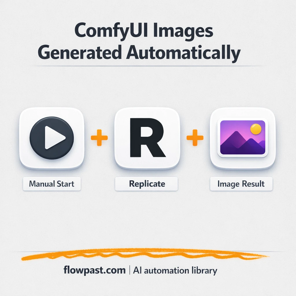 Replicate to Google Sheets, track ComfyUI outputs - n8n workflow automation template
