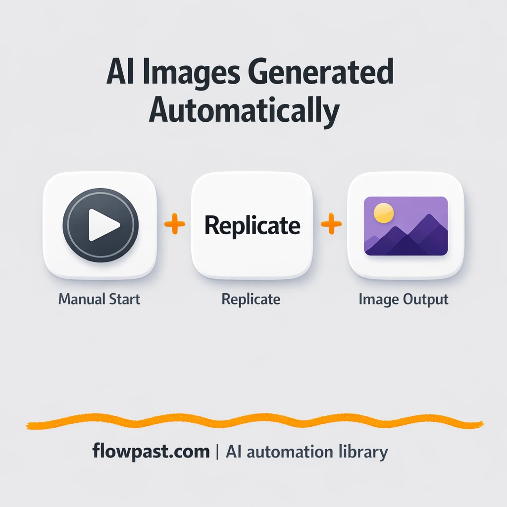Replicate to Google Sheets, image runs logged clean - n8n workflow automation template