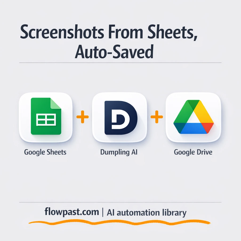 Google Sheets to Google Drive, website proofs sorted - n8n workflow automation template