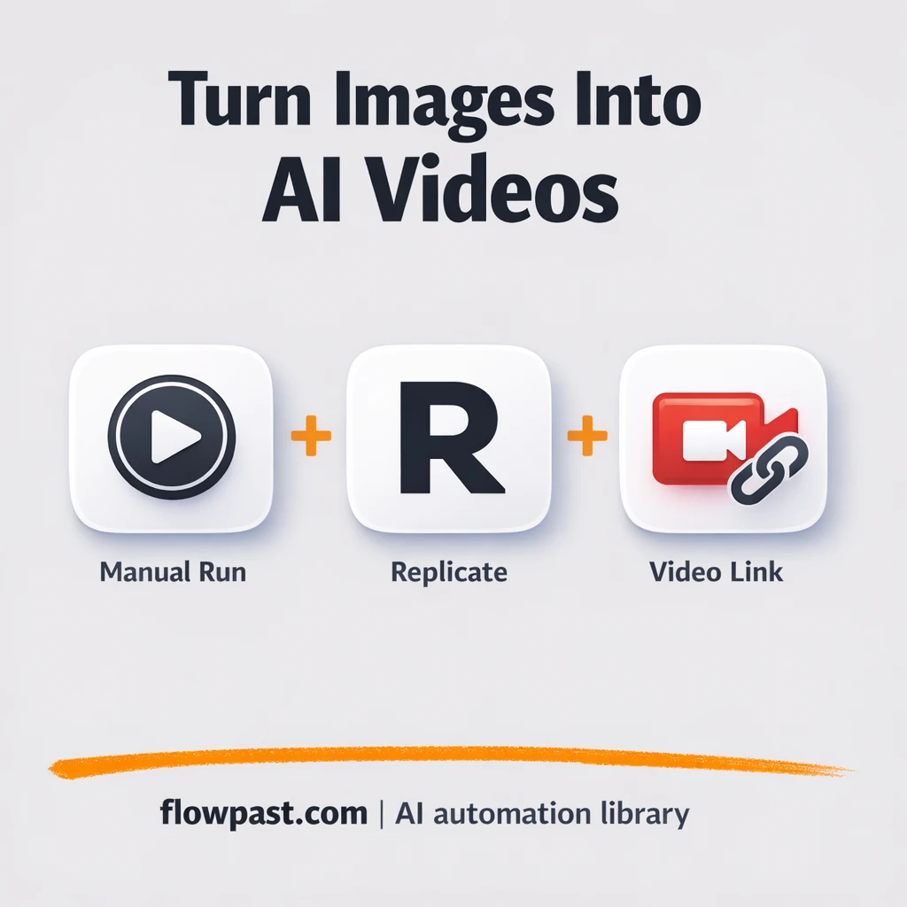 Replicate to Google Sheets, video links logged clean - n8n workflow automation template