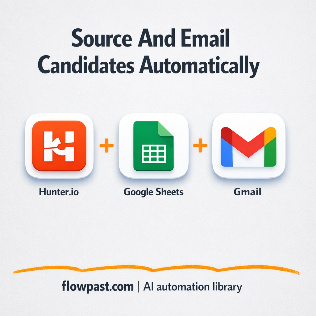 Google Sheets + Gmail: recruiter outreach on autopilot - n8n workflow automation template