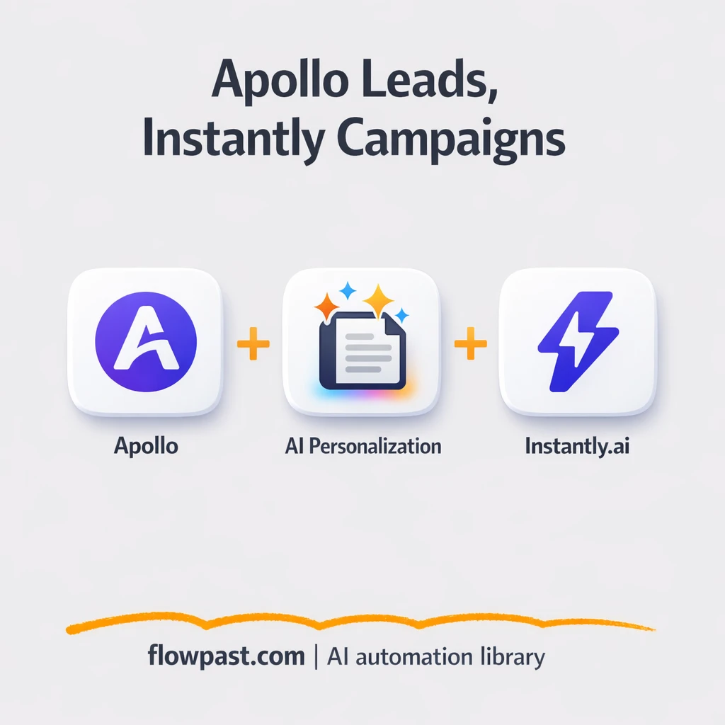 Apollo to Airtable, launch Instantly campaigns faster - n8n workflow automation template