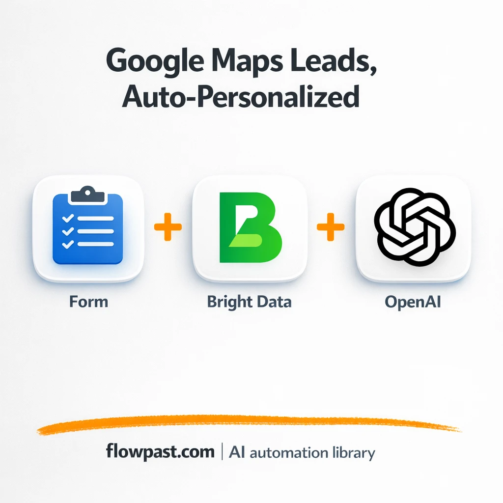 Google Maps + Supabase, enriched leads ready to call - n8n workflow automation template