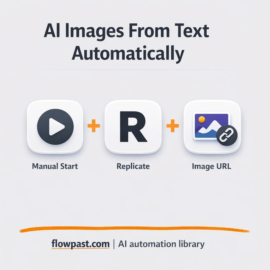 Replicate to Google Sheets, image links logged clean - n8n workflow automation template