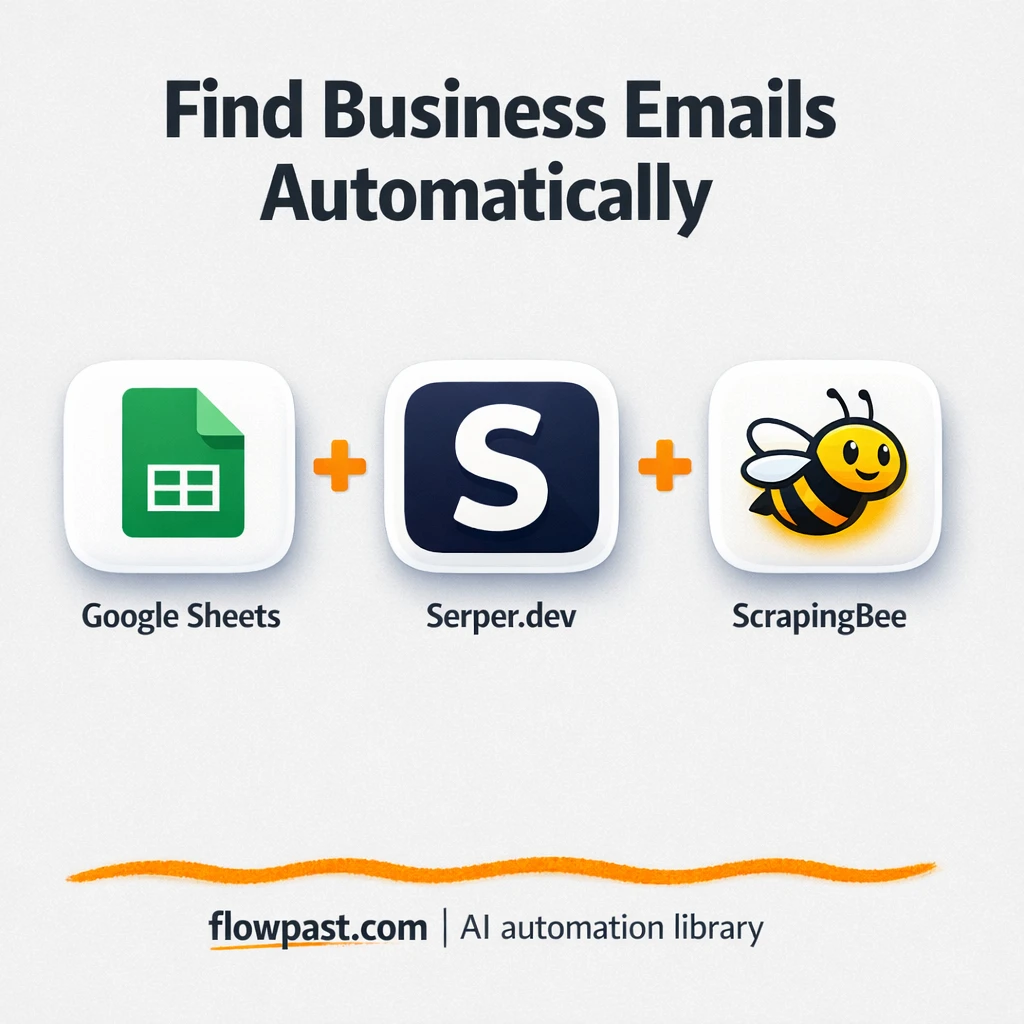 Google Sheets + ScrapingBee: enriched leads, ready - n8n workflow automation template