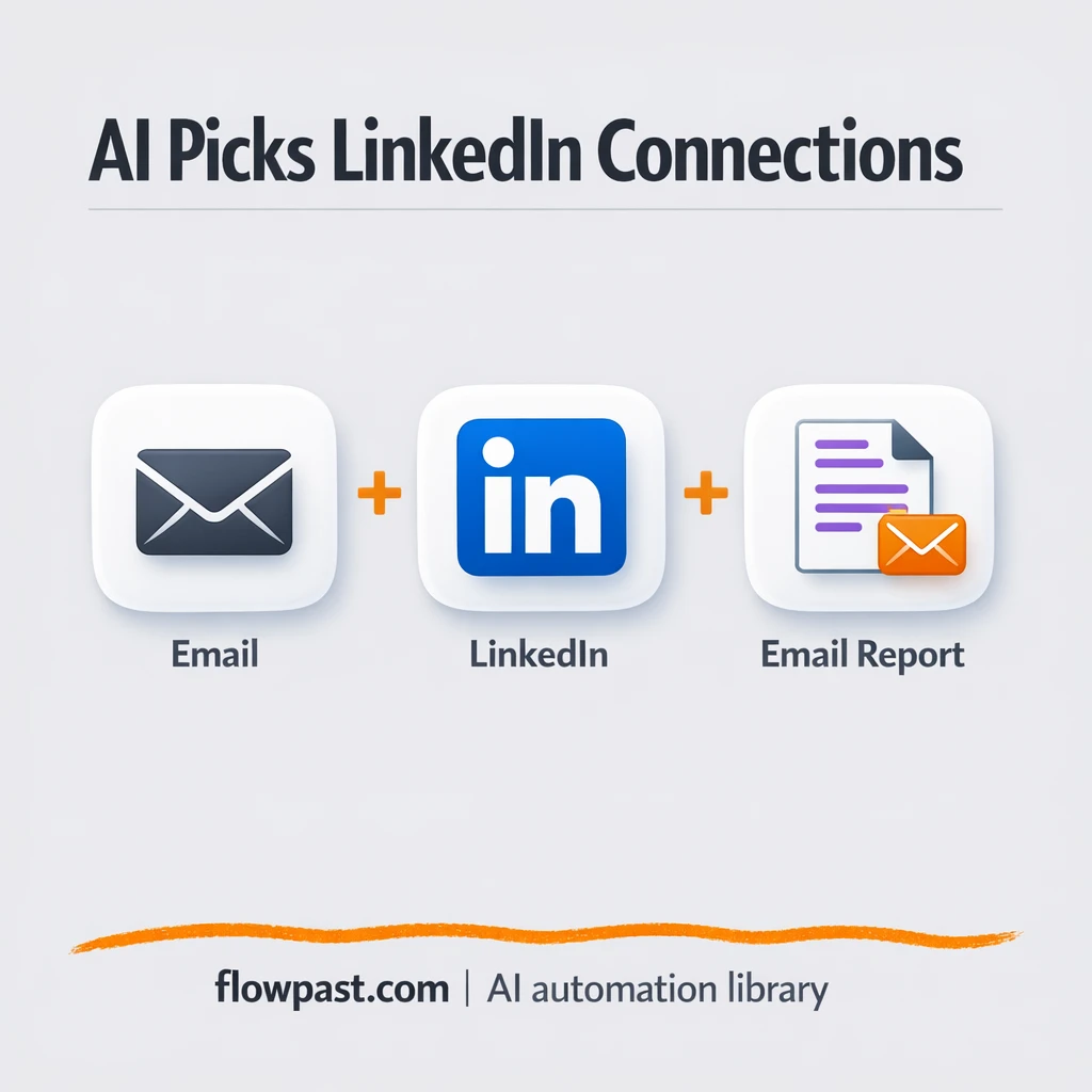 LinkedIn + Email: AI-curated leads in your inbox - n8n workflow automation template