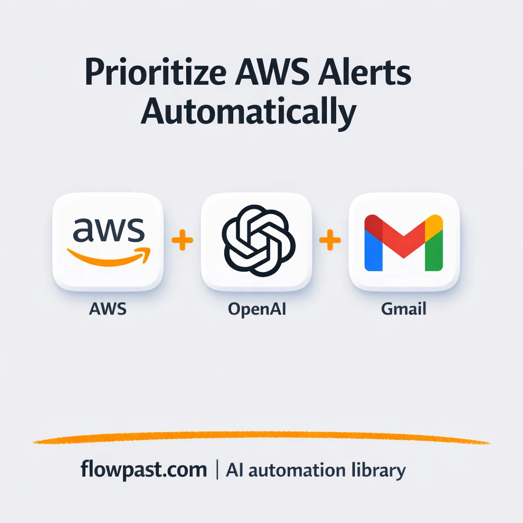 AWS to Airtable, prioritized alerts sent via Gmail - n8n workflow automation template