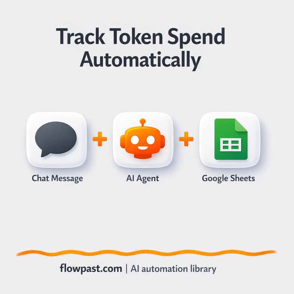 Google Sheets + Slack: clear AI token cost tracking - n8n workflow automation template