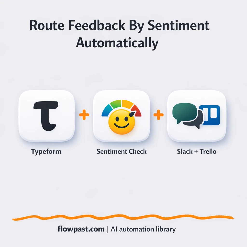Typeform + Notion: sentiment logged, wins in Slack - n8n workflow automation template