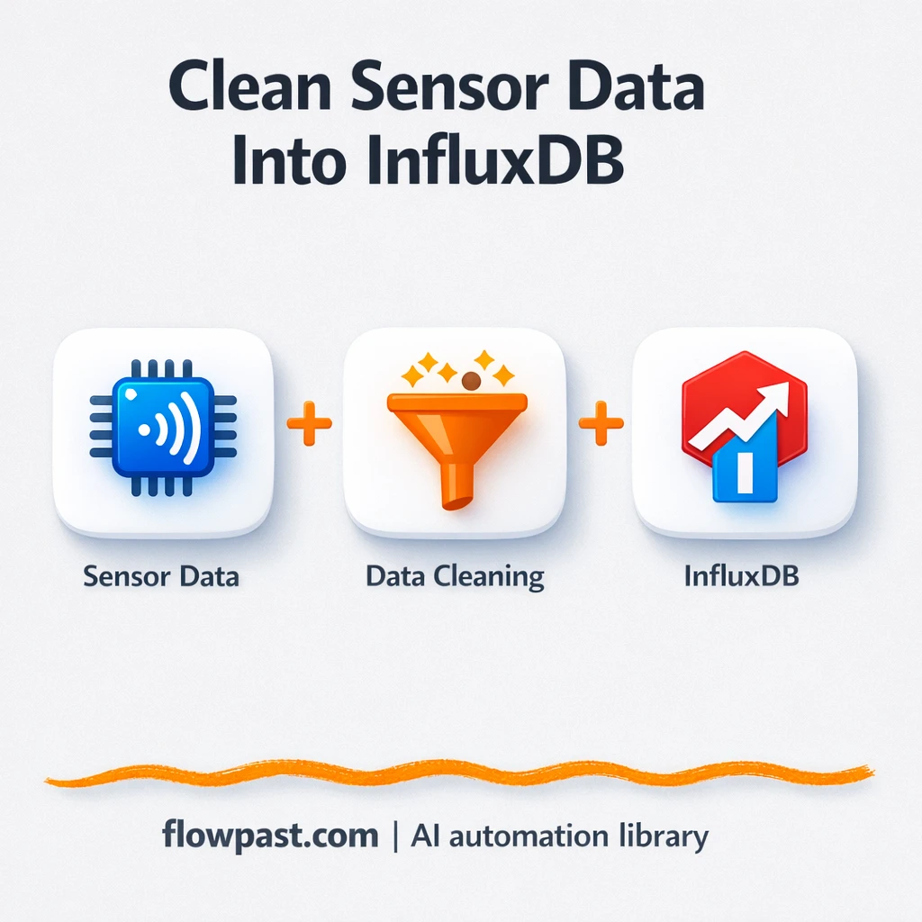 InfluxDB + Grafana: cleaner sensor dashboards - n8n workflow automation template