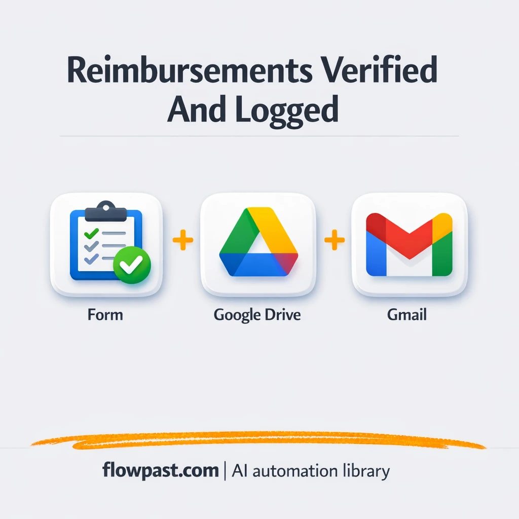 Google Drive to Google Sheets, reimbursements stay clean - n8n workflow automation template