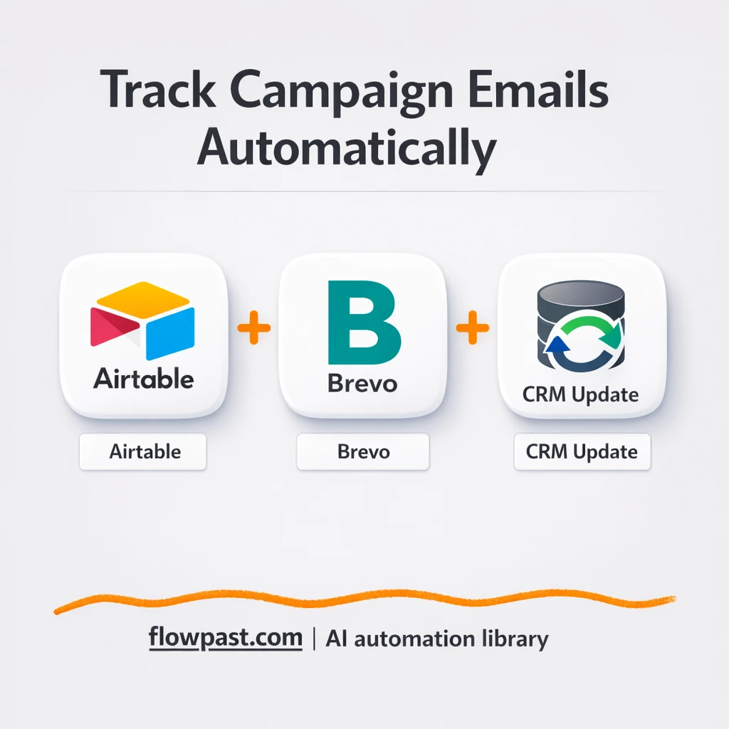 Airtable + Brevo: track opens, clicks, opt outs - n8n workflow automation template