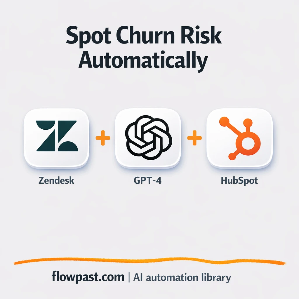 Stripe + HubSpot: spot churn risk, alert Slack fast - n8n workflow automation template