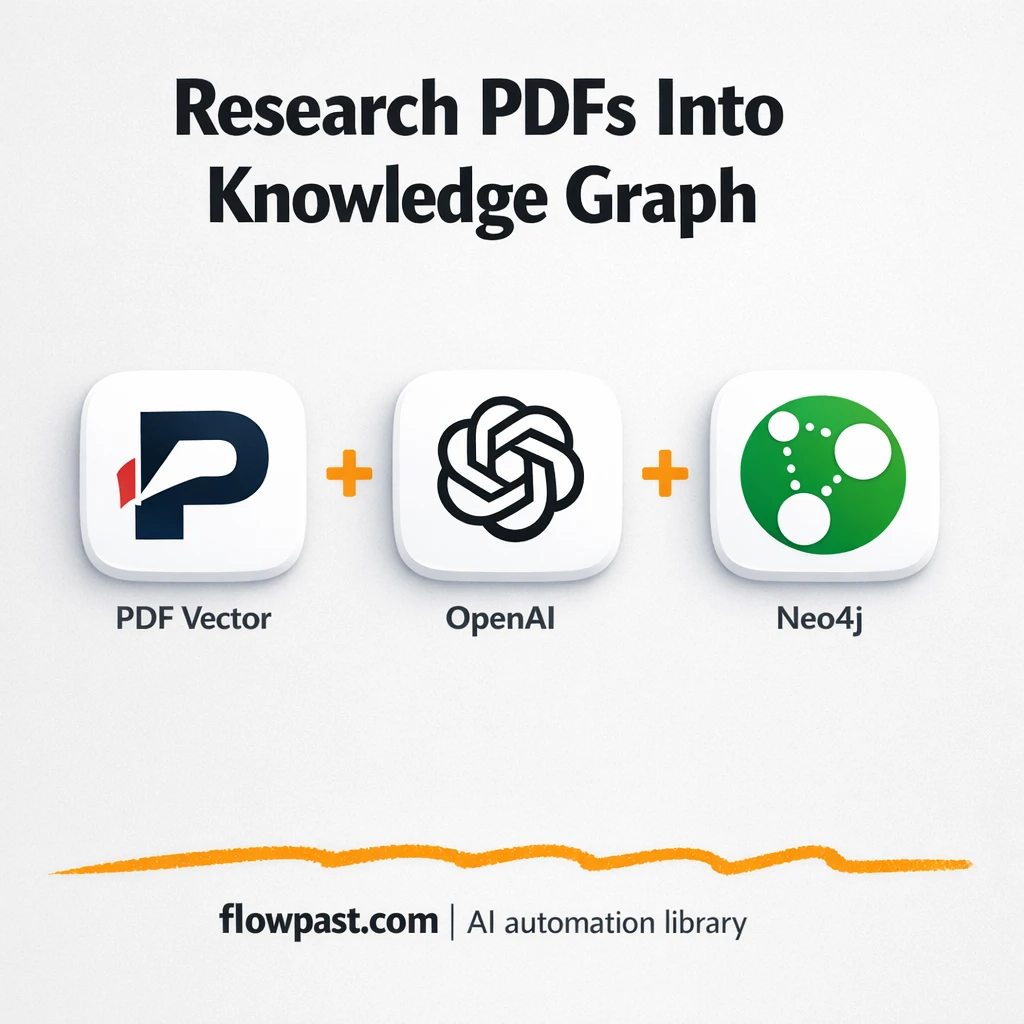 PDF Vector + Neo4j, make papers searchable - n8n workflow automation template