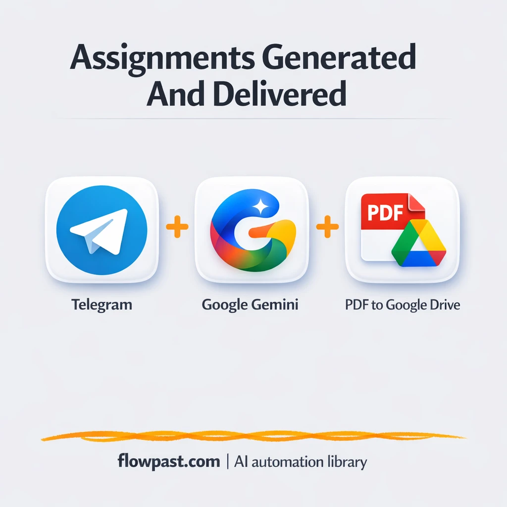 Telegram to Google Drive PDFs, logged in Sheets - n8n workflow automation template