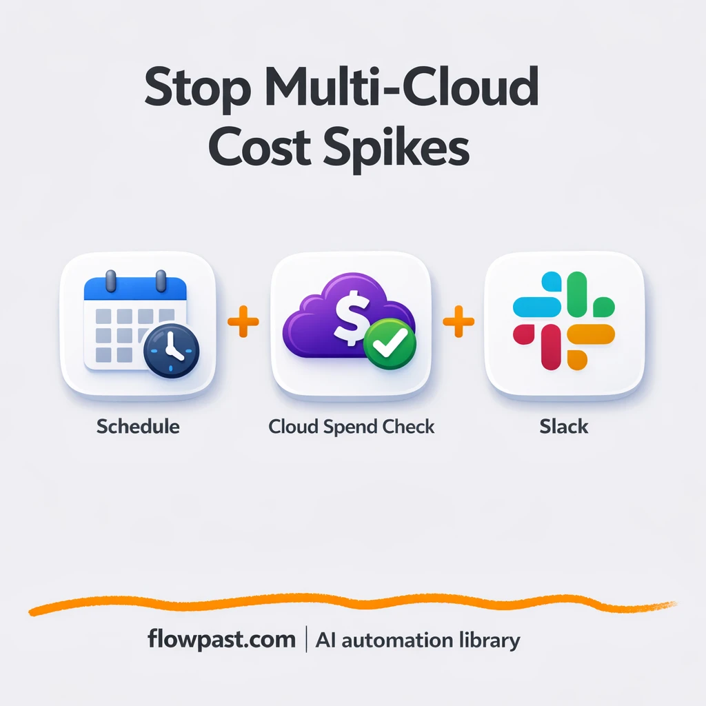 AWS + Slack: catch cloud cost spikes before billing - n8n workflow automation template