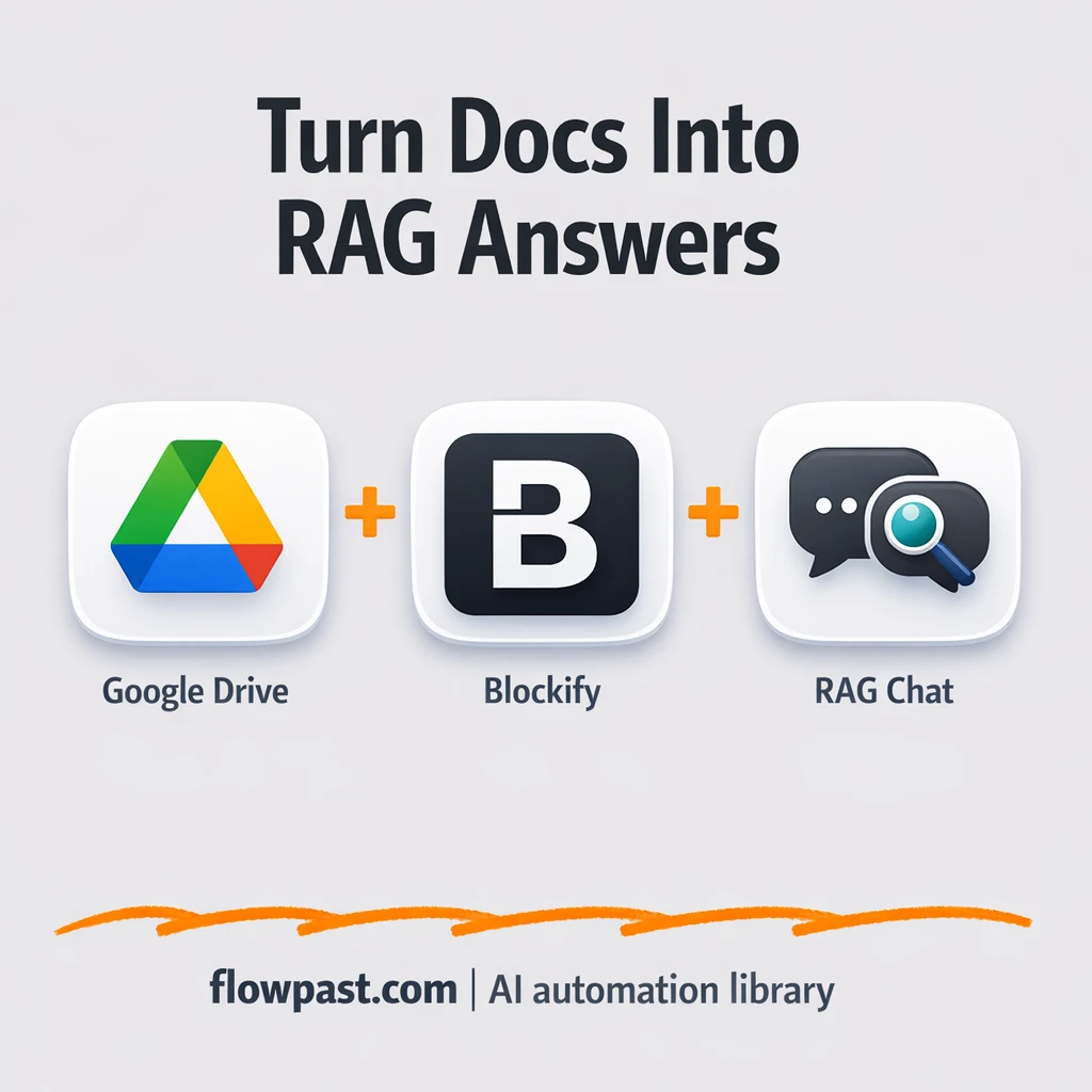 Google Drive to OpenAI, cleaner answers from docs - n8n workflow automation template