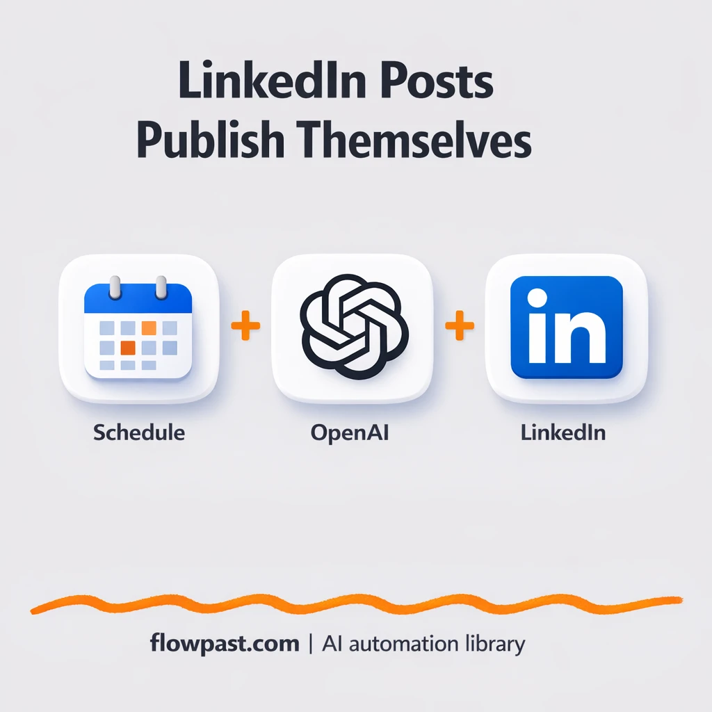 OpenAI to LinkedIn, posts published consistently - n8n workflow automation template